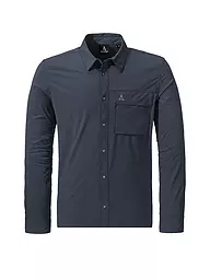 SCHÖFFEL | Camisa de hombre Dunajec | Azul oscuro