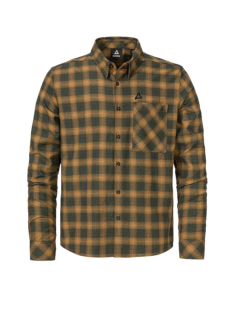 SCHÖFFEL | Camisa de hombre Kleion | Mostaza
