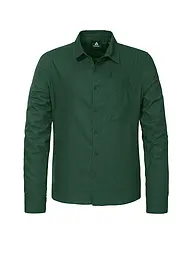 SCHÖFFEL | Camisa de hombre Style Kleion | Verde oscuro