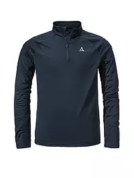 SCHÖFFEL | Camiseta funcional con cremallera para hombre Lenggries M | Azul oscuro
