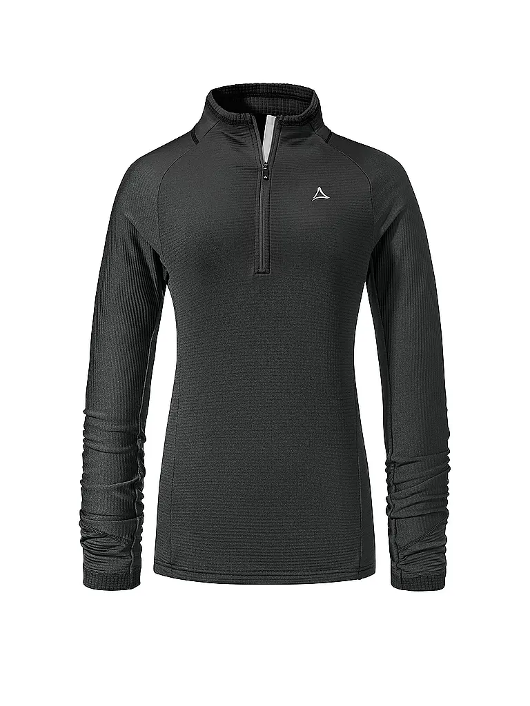 SCHÖFFEL | Camiseta funcional con cremallera para mujer Cascata | Negro