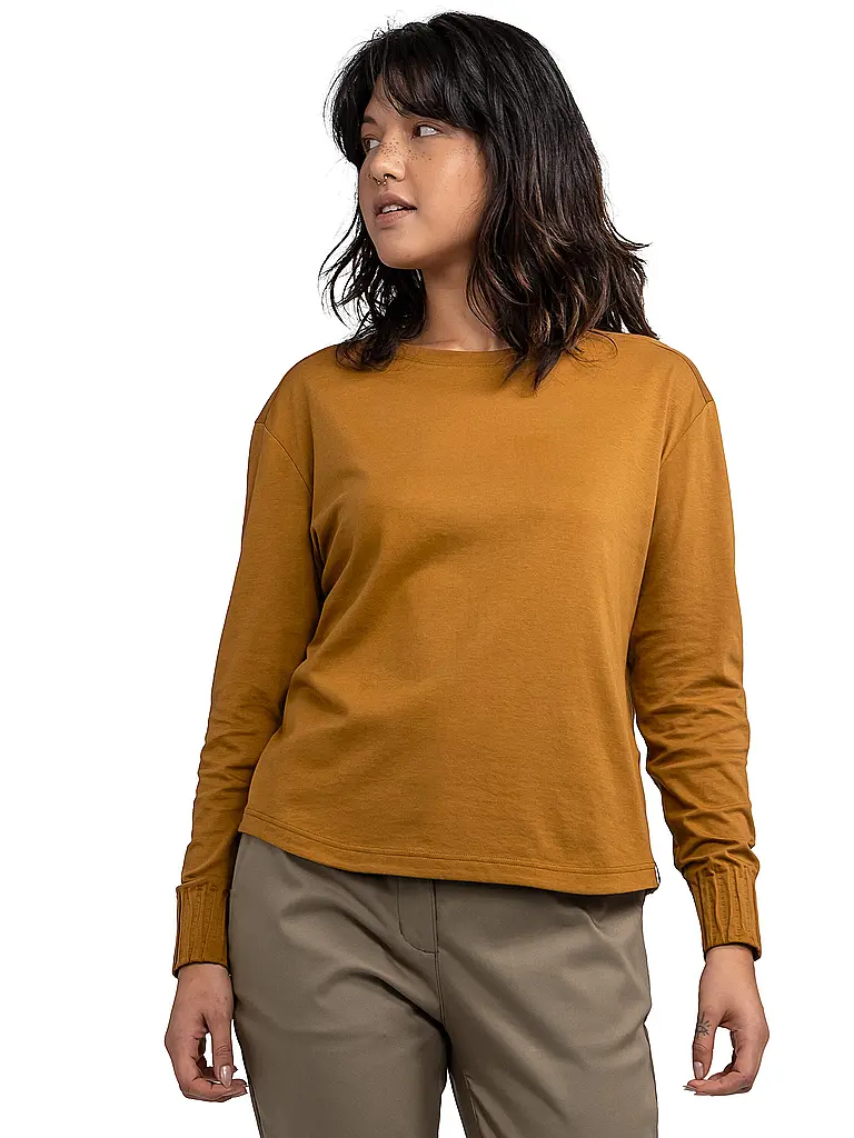 SCHÖFFEL | Camiseta funcional de mujer Style Collada | Mostaza