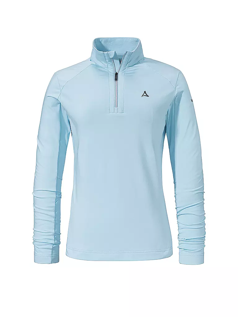 SCHÖFFEL | Camiseta interior con cremallera Fiss L para mujer | Azul claro