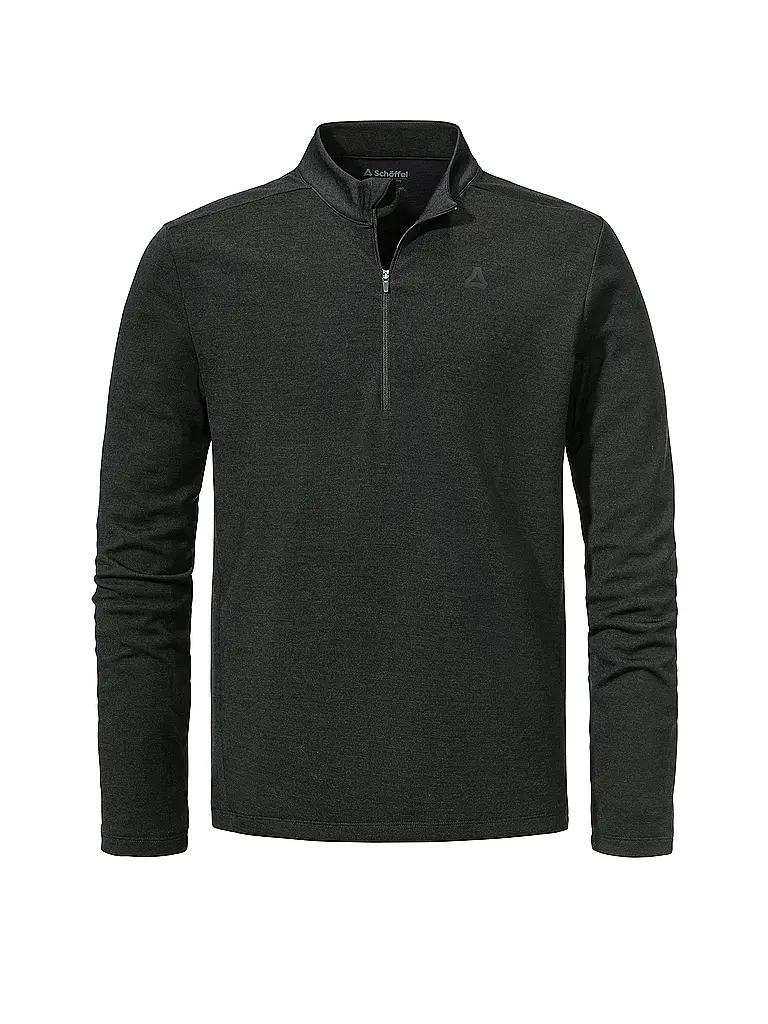 SCHÖFFEL | Camiseta interior con cremallera para hombre Style Canyfer | Negro