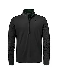 SCHÖFFEL | Camiseta interior con cremallera para hombre Style Pine | Negro