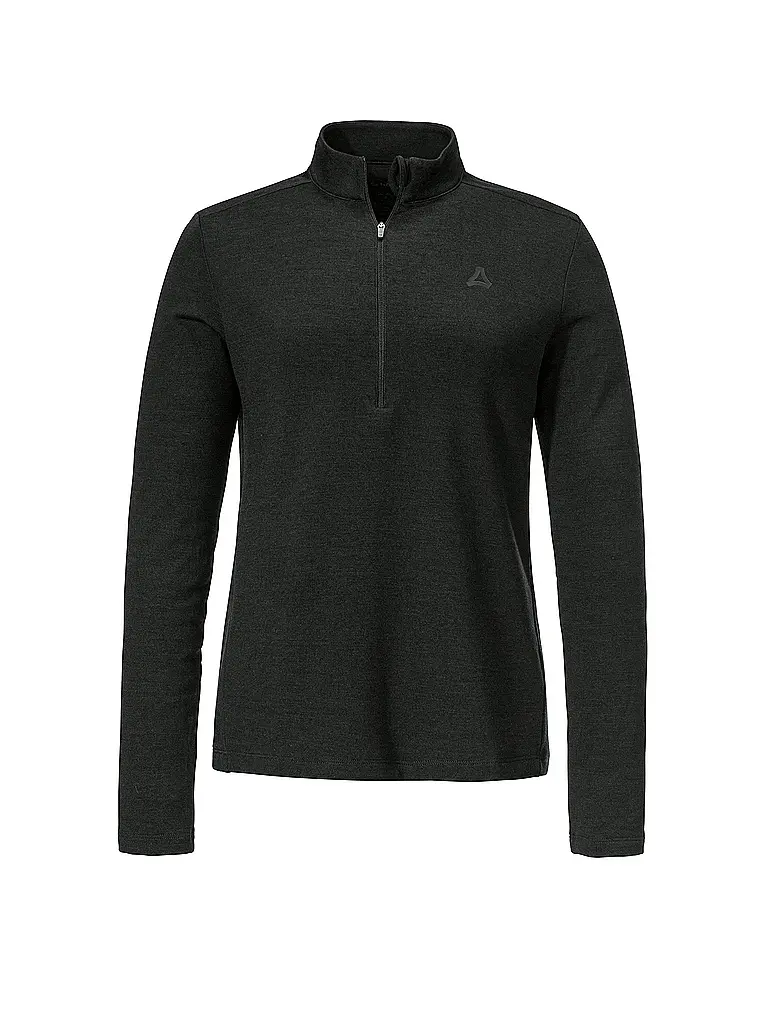 SCHÖFFEL | Camiseta interior con cremallera para mujer Style Canyfer | Negro