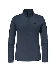 SCHÖFFEL | Camiseta interior con cremallera para mujer Style Pine | Azul oscuro