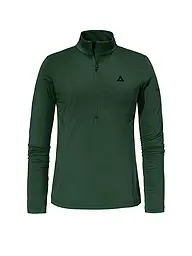 SCHÖFFEL | Camiseta interior con cremallera para mujer Style Pine | Verde oscuro