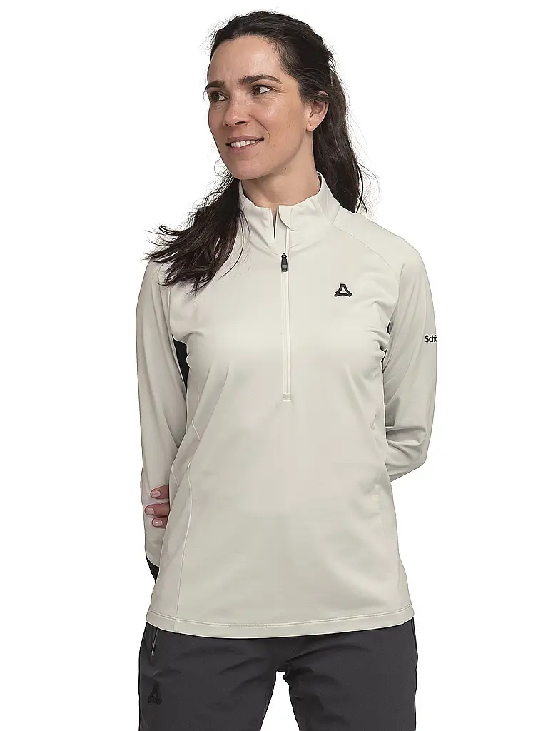 SCHÖFFEL | Camiseta interior con cremallera para mujer Style Safoon | Crema