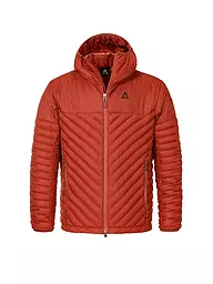 SCHÖFFEL | Isojacke Cascata Down Hoodie para hombre | Rojo