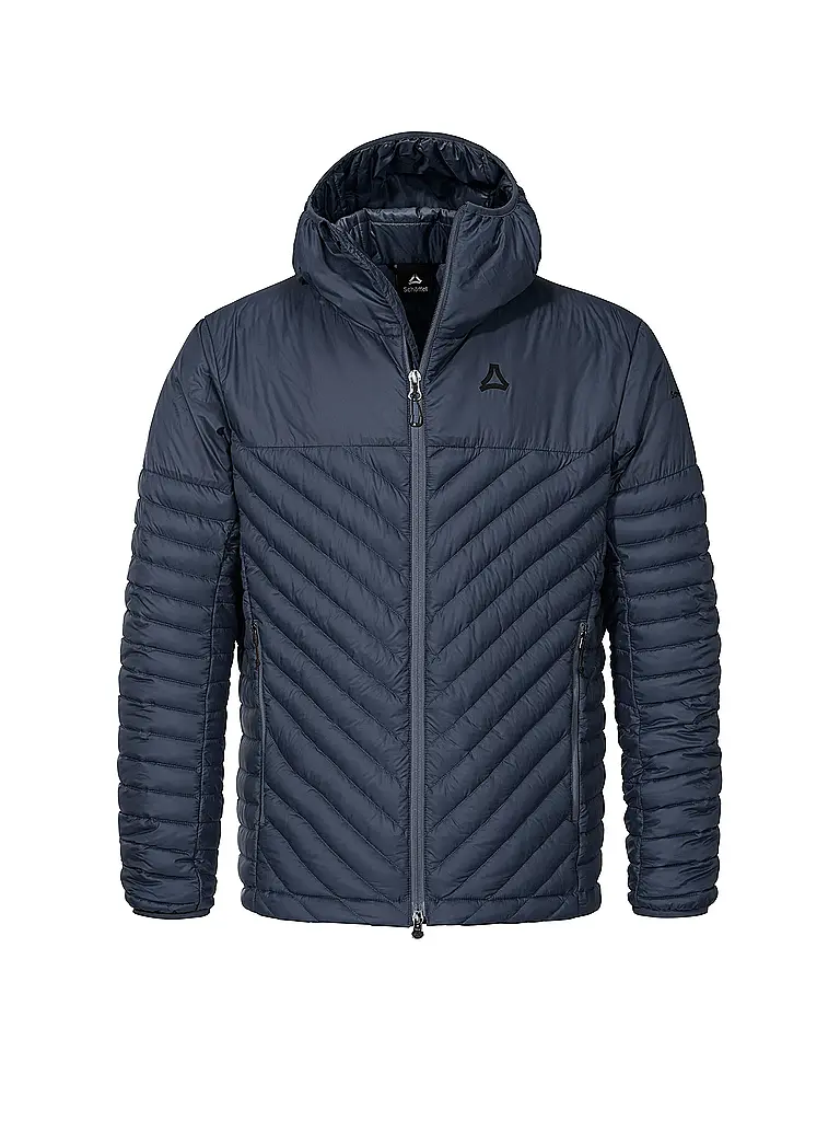 SCHÖFFEL | Chaqueta aislante con capucha de plumón Cascata para hombre | Azul oscuro