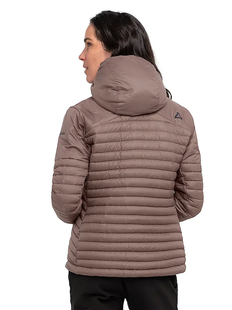 SCHÖFFEL | Chaqueta aislante con capucha de plumón Cascata para mujer | Camel