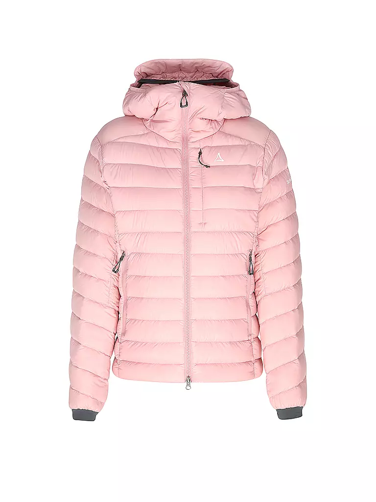 SCHÖFFEL | Chaqueta aislante con capucha de plumón Silvretta para mujer | Rosa