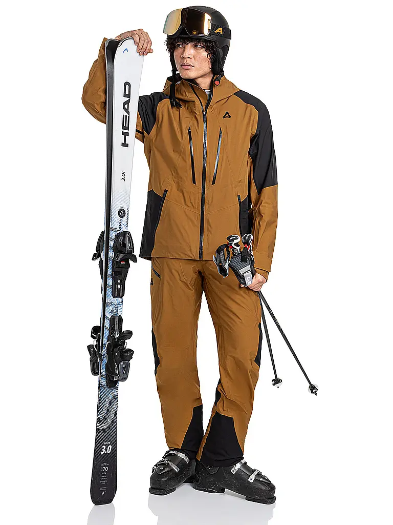 SCHÖFFEL | Chaqueta de esquí para hombre Shell Style Lufeld | Mostaza