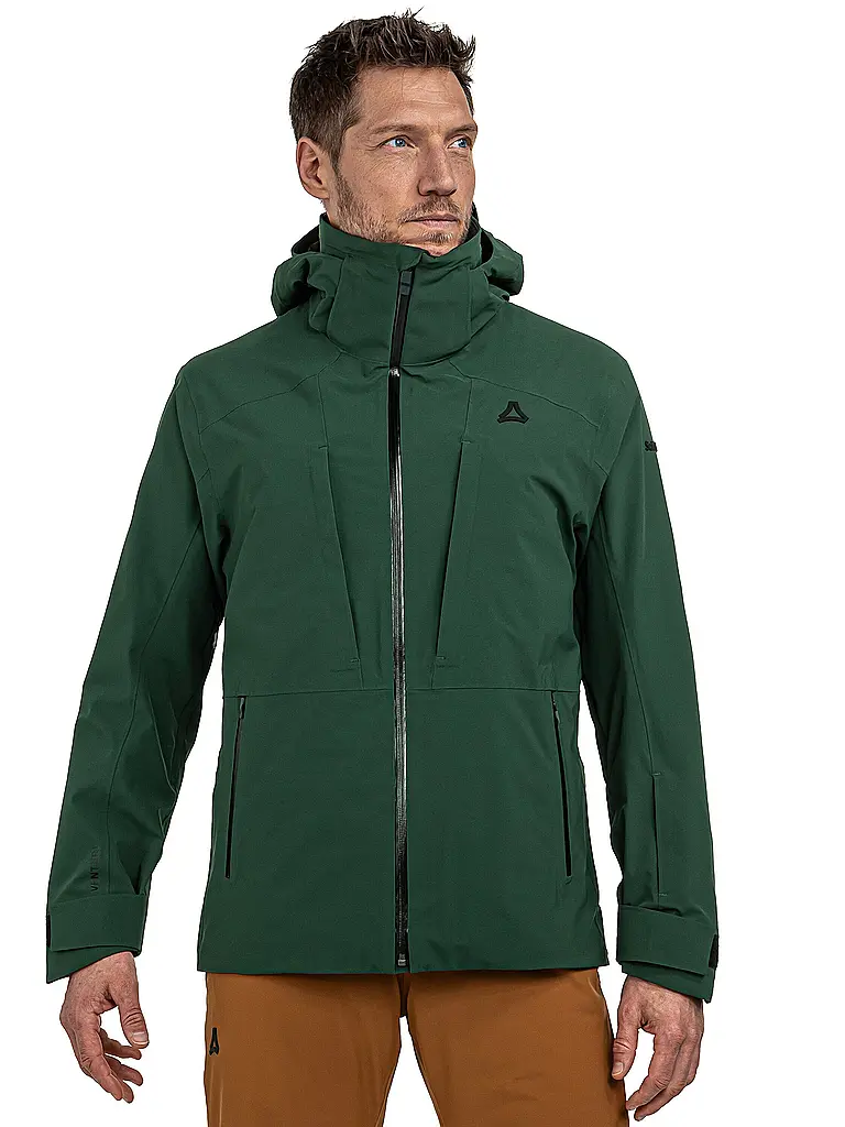 SCHÖFFEL | Chaqueta de esquí para hombre Style Pontre | Verde oscuro