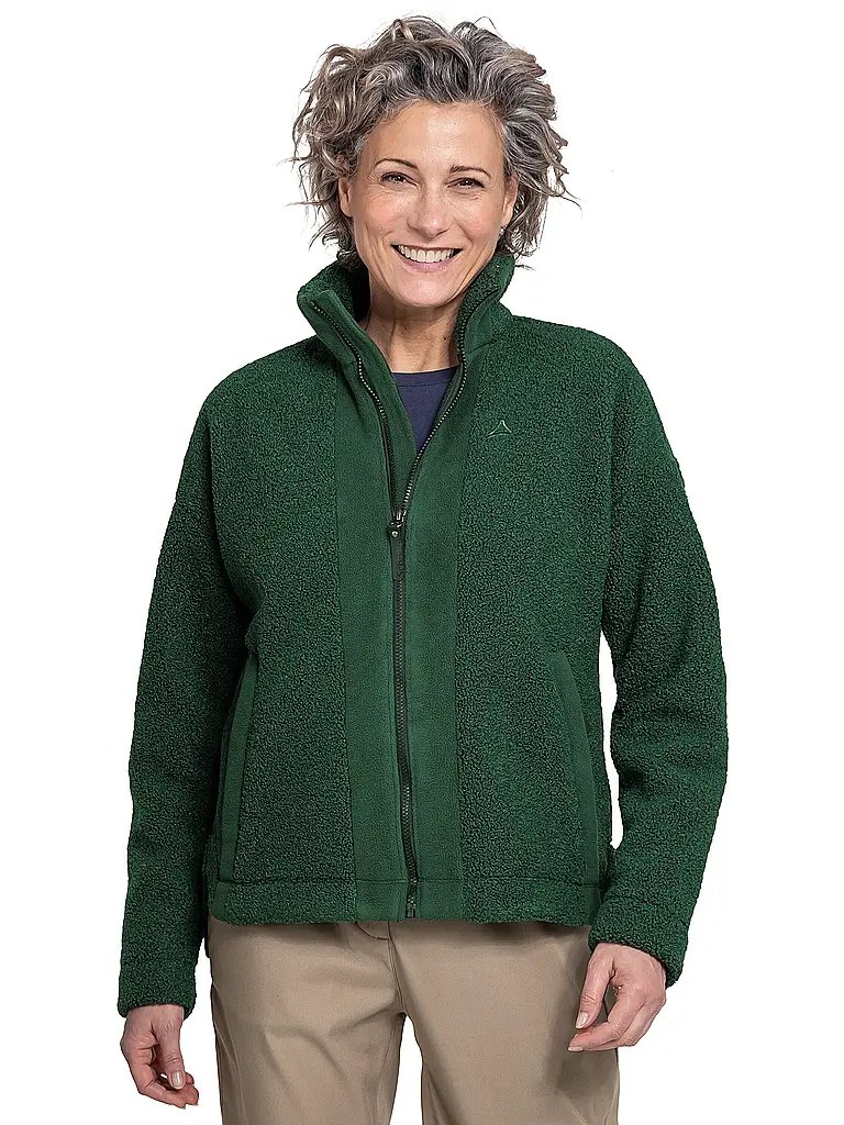 SCHÖFFEL | Chaqueta de forro polar Kalmor para mujer | Verde oscuro