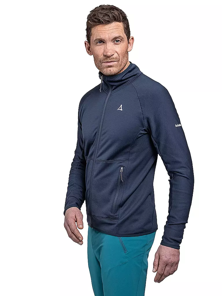 SCHÖFFEL | Chaqueta de forro polar para hombre Cascata | Azul oscuro
