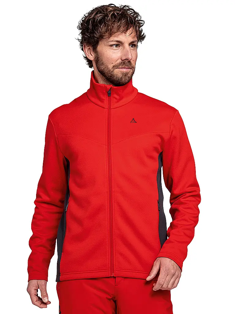 SCHÖFFEL | Chaqueta de forro polar para hombre Style Pine | Rojo