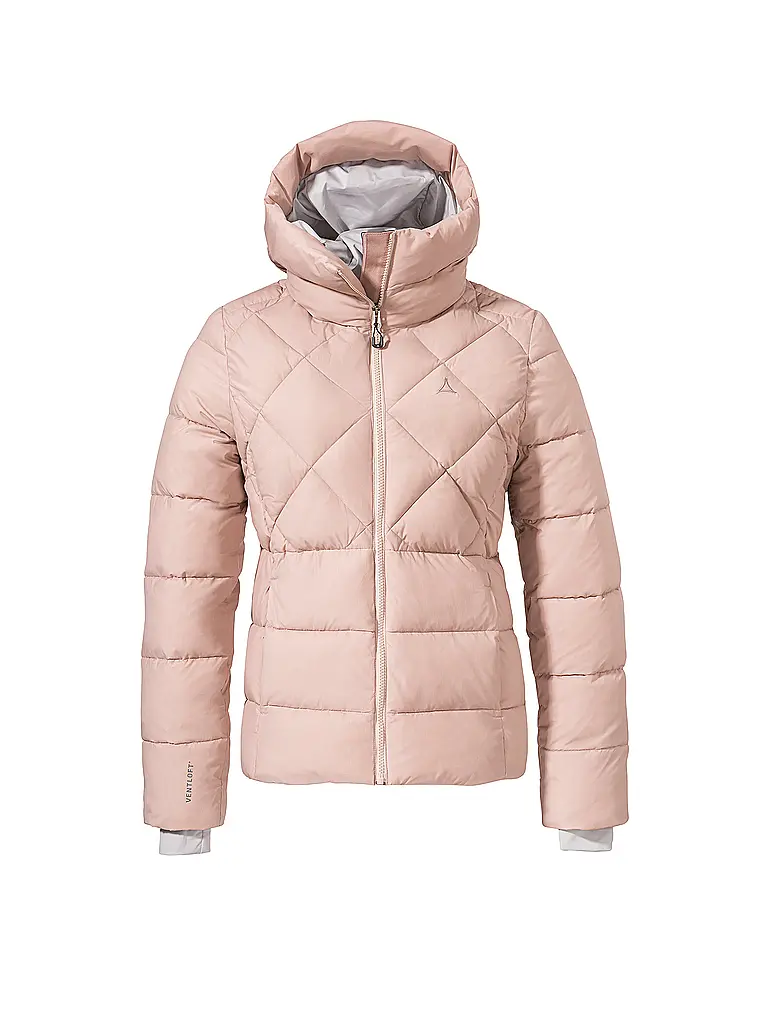 SCHÖFFEL | Chaqueta de invierno aislante con capucha Boston para mujer | Rosa