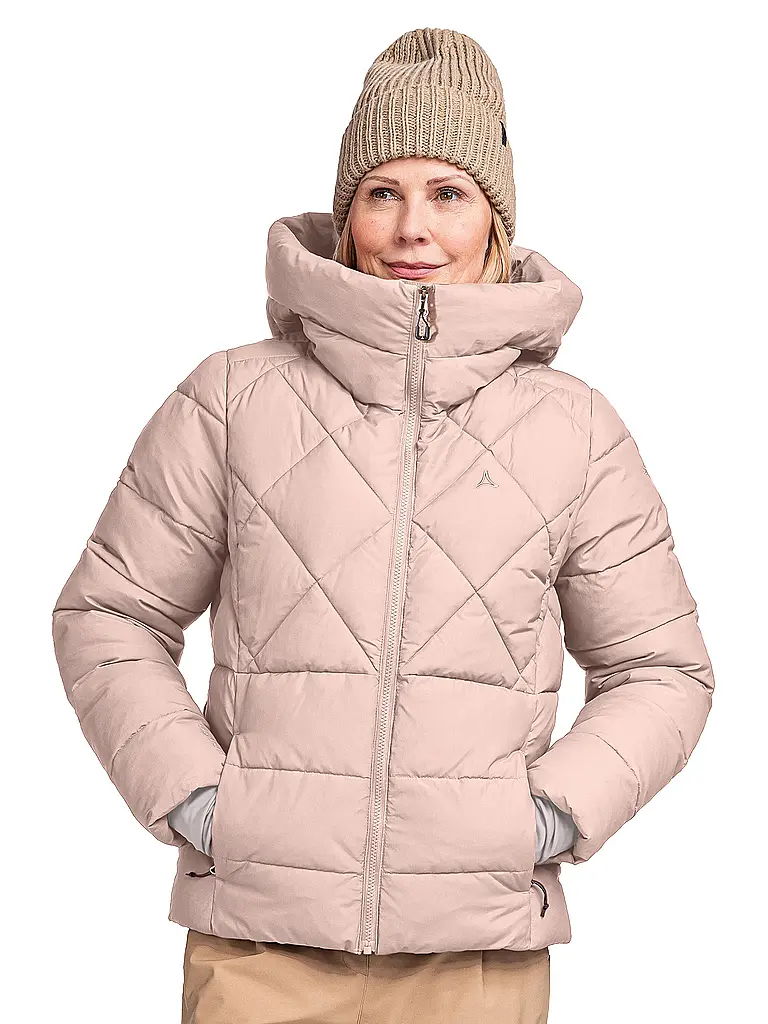 SCHÖFFEL | Chaqueta de invierno aislante con capucha Boston para mujer | Rosa