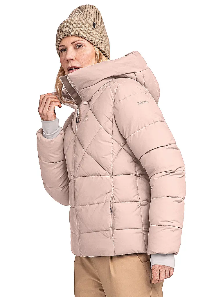 SCHÖFFEL | Chaqueta de invierno aislante con capucha Boston para mujer | Rosa