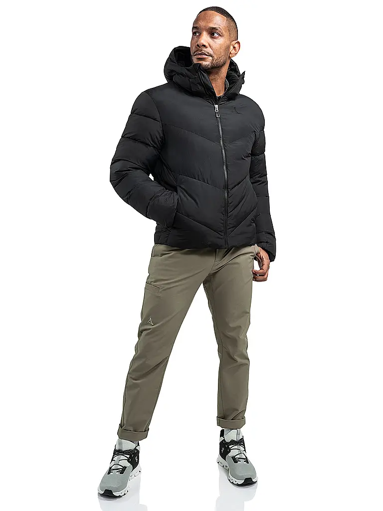 SCHÖFFEL | Chaqueta de invierno para hombre Style Lodos con capucha y aislamiento | Negro