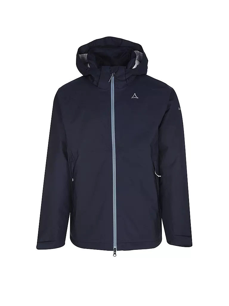 SCHÖFFEL | Chaqueta de senderismo para hombre Easy XT 2L Pack-Away Hoodie M | Azul oscuro