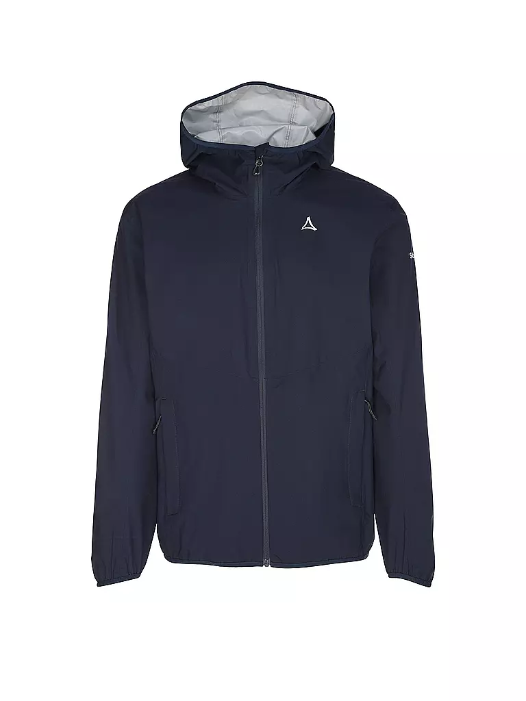 SCHÖFFEL | Chaqueta de senderismo para hombre Migandi Venturi 2.5L con capucha | Azul oscuro