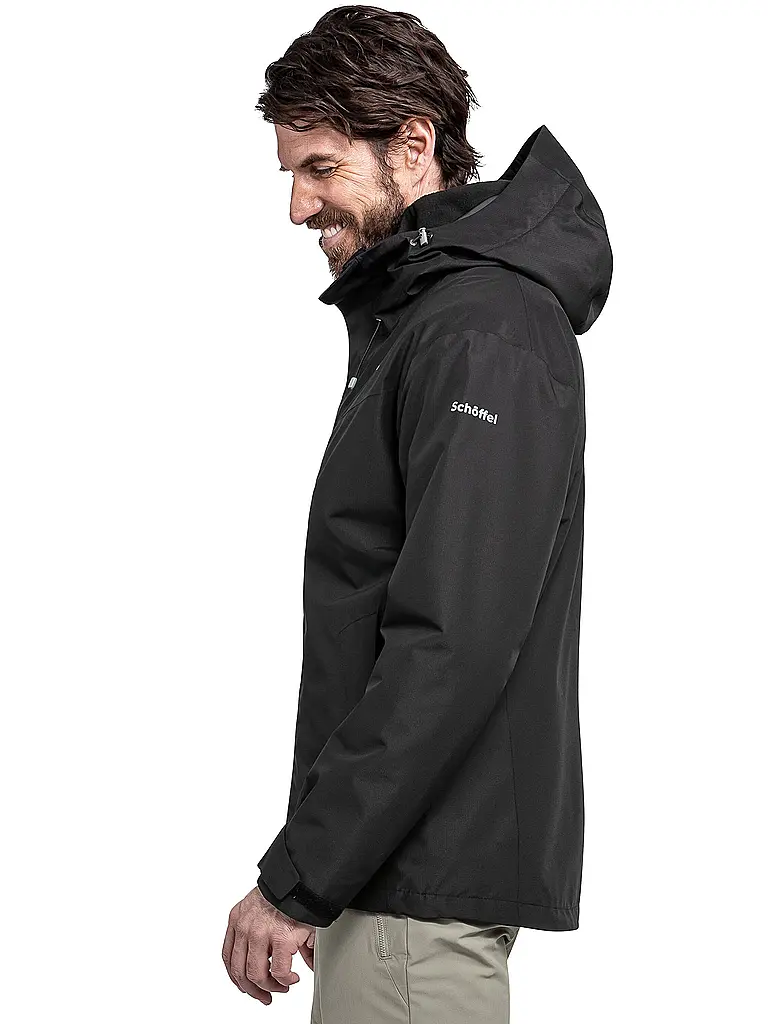 SCHÖFFEL | Chaqueta de senderismo para hombre Okere eL 3in1 con capucha |