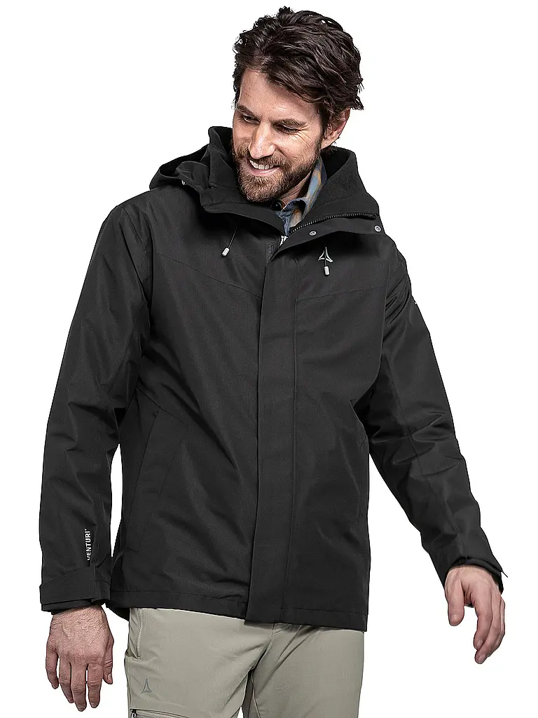 SCHÖFFEL | Chaqueta de senderismo para hombre Okere eL 3in1 con capucha |