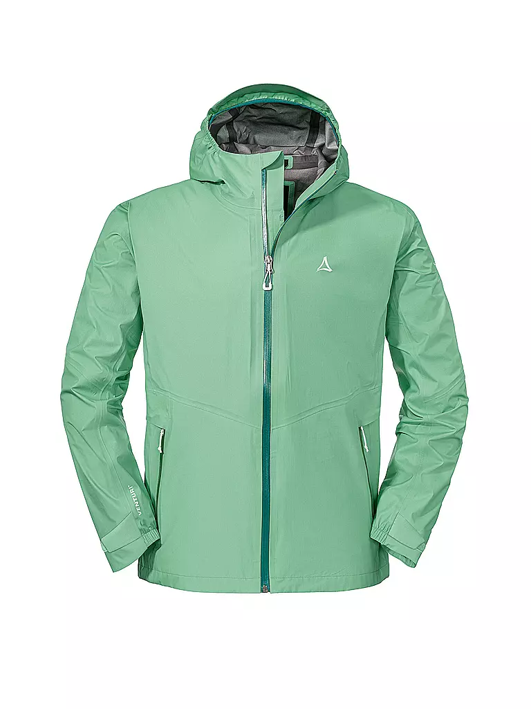 SCHÖFFEL | Chaqueta de senderismo para hombre Ryten M 3L con capucha | Menta