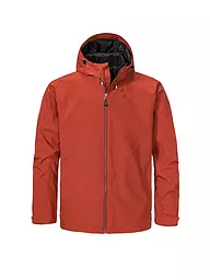 SCHÖFFEL | Chaqueta de senderismo para hombre Yew 2L ZipIn Hoodie | Rojo