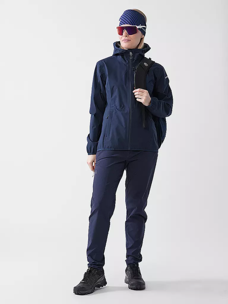 SCHÖFFEL | Chaqueta de senderismo para mujer Style Migandi VENTURI® 2.5L con capucha | Azul oscuro