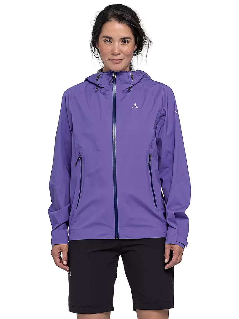 SCHÖFFEL | Chaqueta de senderismo para mujer Vistdal 2,5L con capucha L | Lila