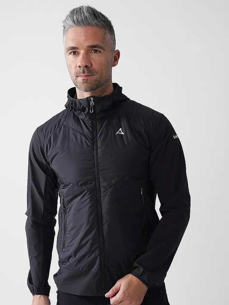 SCHÖFFEL | Chaqueta híbrida para hombre Blaueis con capucha | 