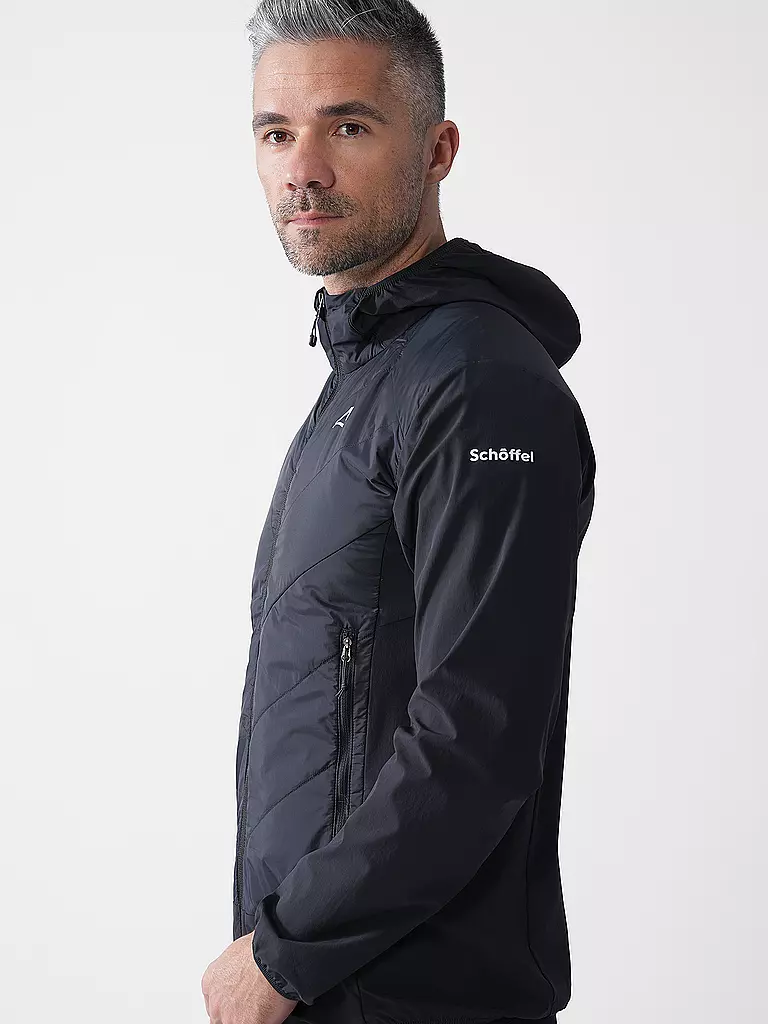 SCHÖFFEL | Chaqueta híbrida para hombre Blaueis con capucha | 
