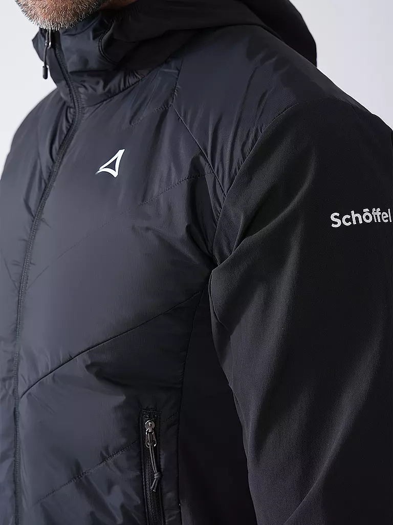 SCHÖFFEL | Chaqueta híbrida para hombre Blaueis con capucha | 