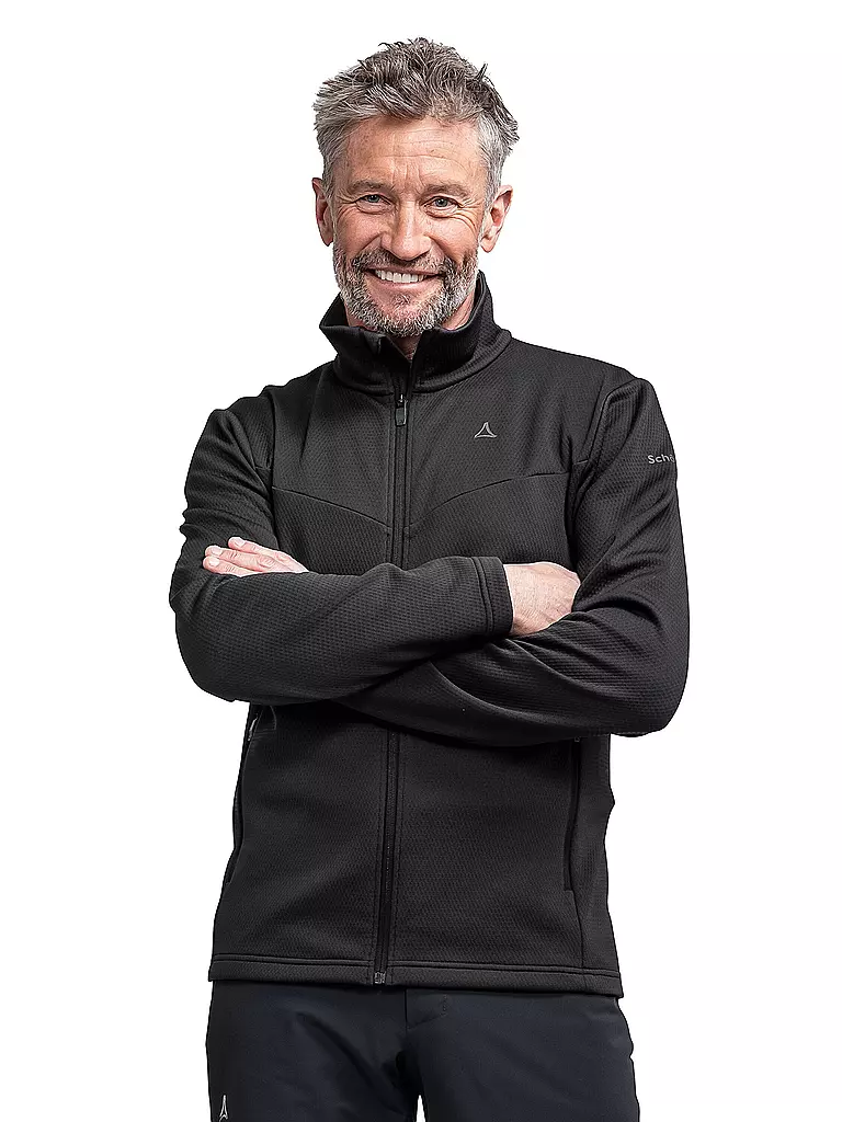 SCHÖFFEL | Chaqueta interior para hombre Style Pine Fleece | Negro