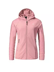 SCHÖFFEL | Chaqueta polar con capucha Cascata para mujer | Rosa