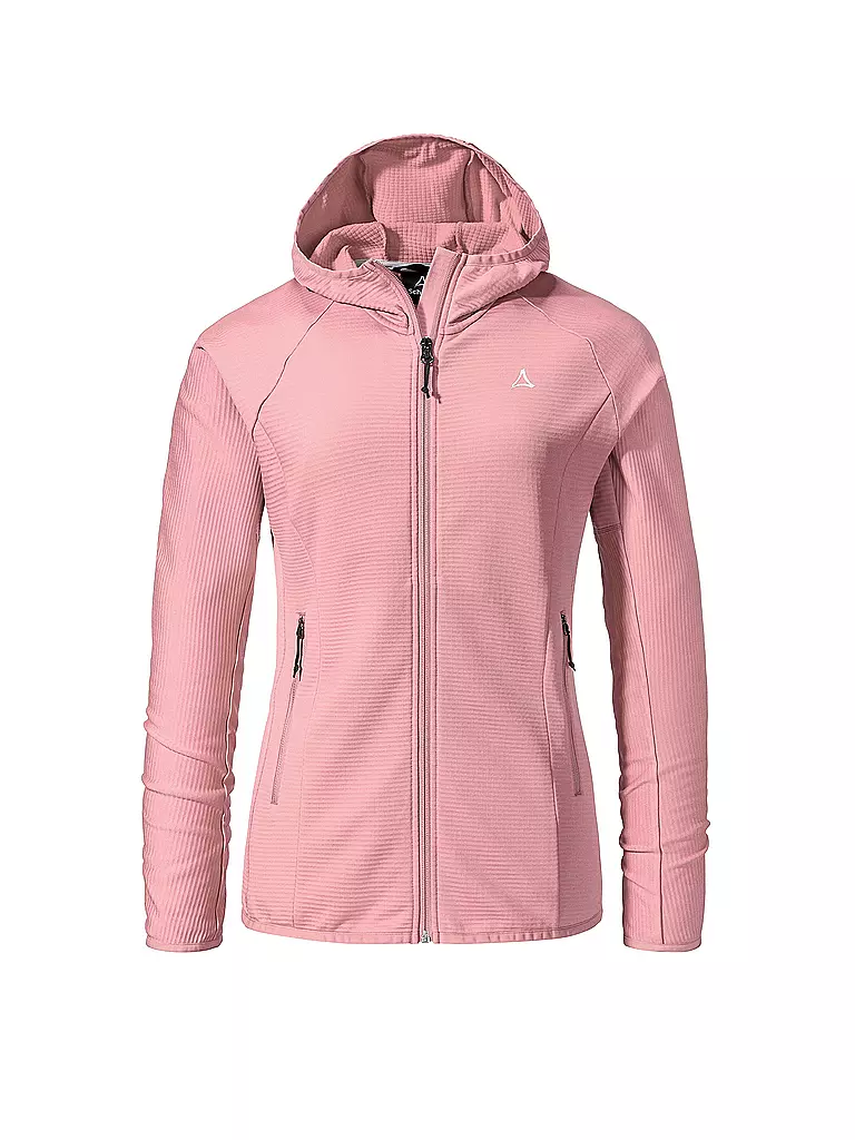 SCHÖFFEL | Chaqueta polar con capucha Cascata para mujer | Rosa