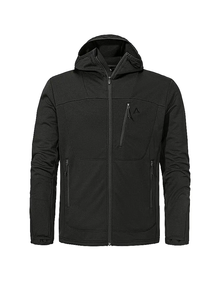 SCHÖFFEL | Chaqueta polar con capucha Milagle para hombre | Negro
