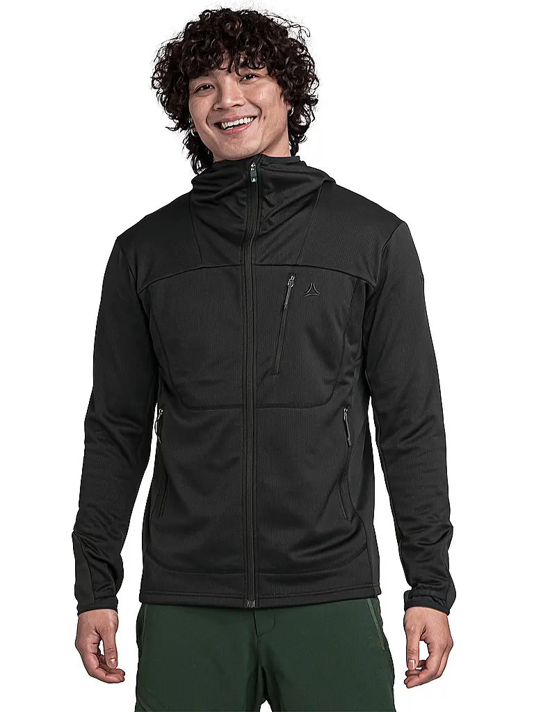 SCHÖFFEL | Chaqueta polar con capucha Milagle para hombre | Negro