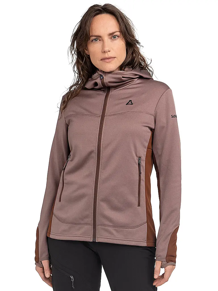 SCHÖFFEL | Chaqueta polar con capucha Milagle para mujer | Cobre
