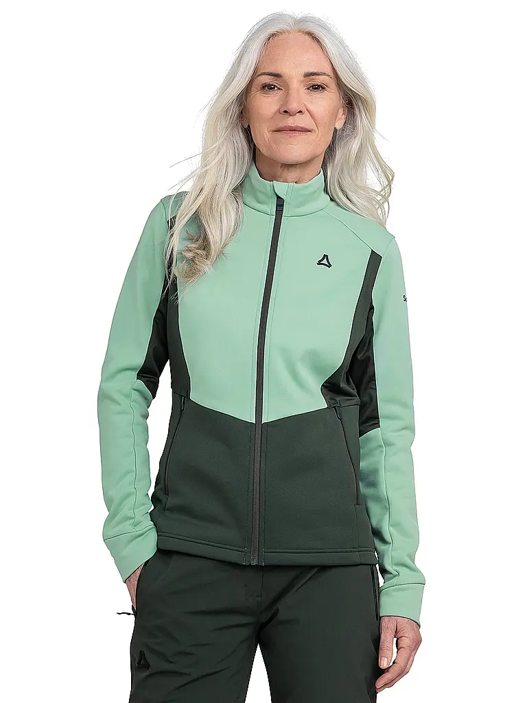 SCHÖFFEL | Chaqueta polar de mujer Style Pontre | Verde claro