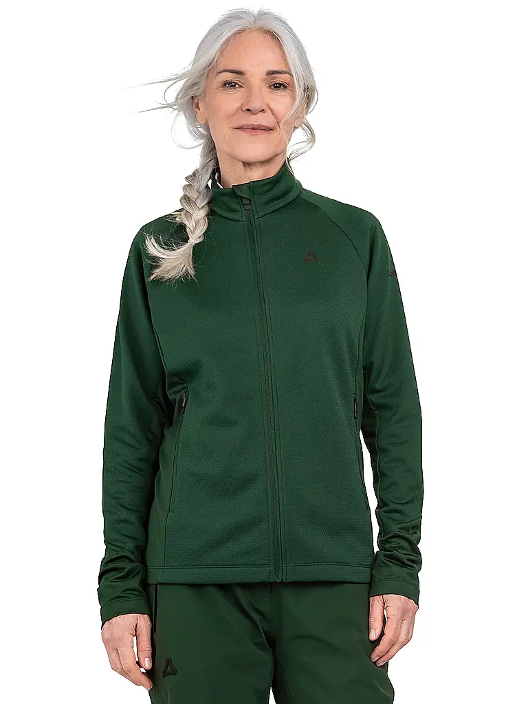 SCHÖFFEL | Chaqueta polar de mujer Style Wakeland | Verde oscuro