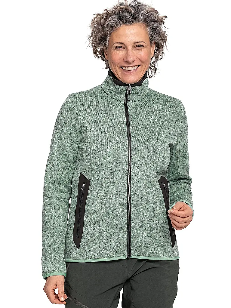 SCHÖFFEL | Chaqueta polar de mujer Yew Circ | Verde claro