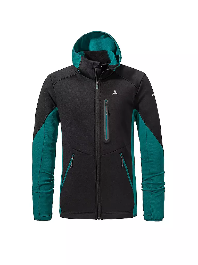 SCHÖFFEL | Chaqueta polar para hombre Lodron M con capucha | Negro