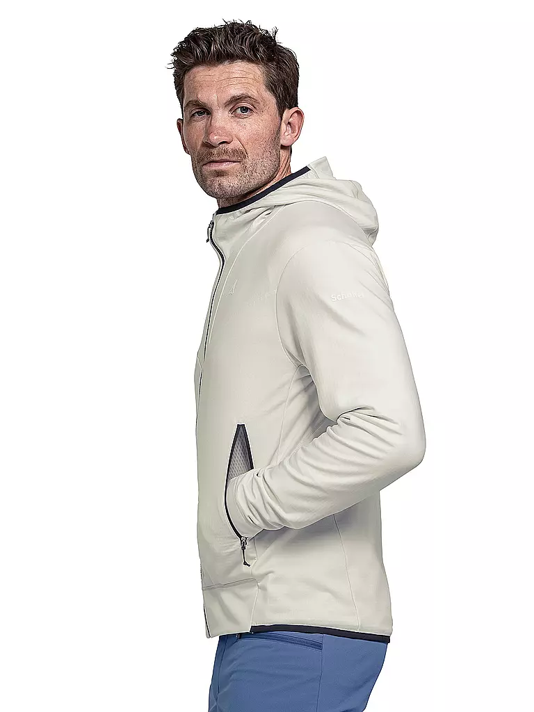 SCHÖFFEL | Chaqueta polar para hombre Style Blaueis con capucha | Blanco