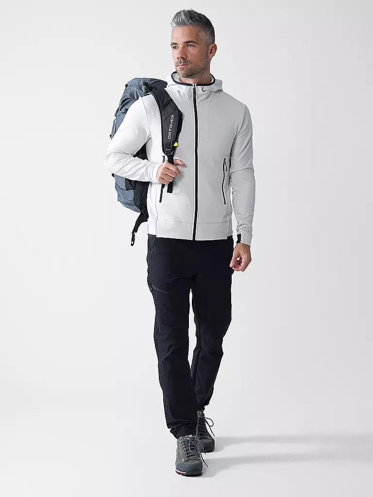 SCHÖFFEL | Chaqueta polar para hombre Style Blaueis con capucha | Blanco