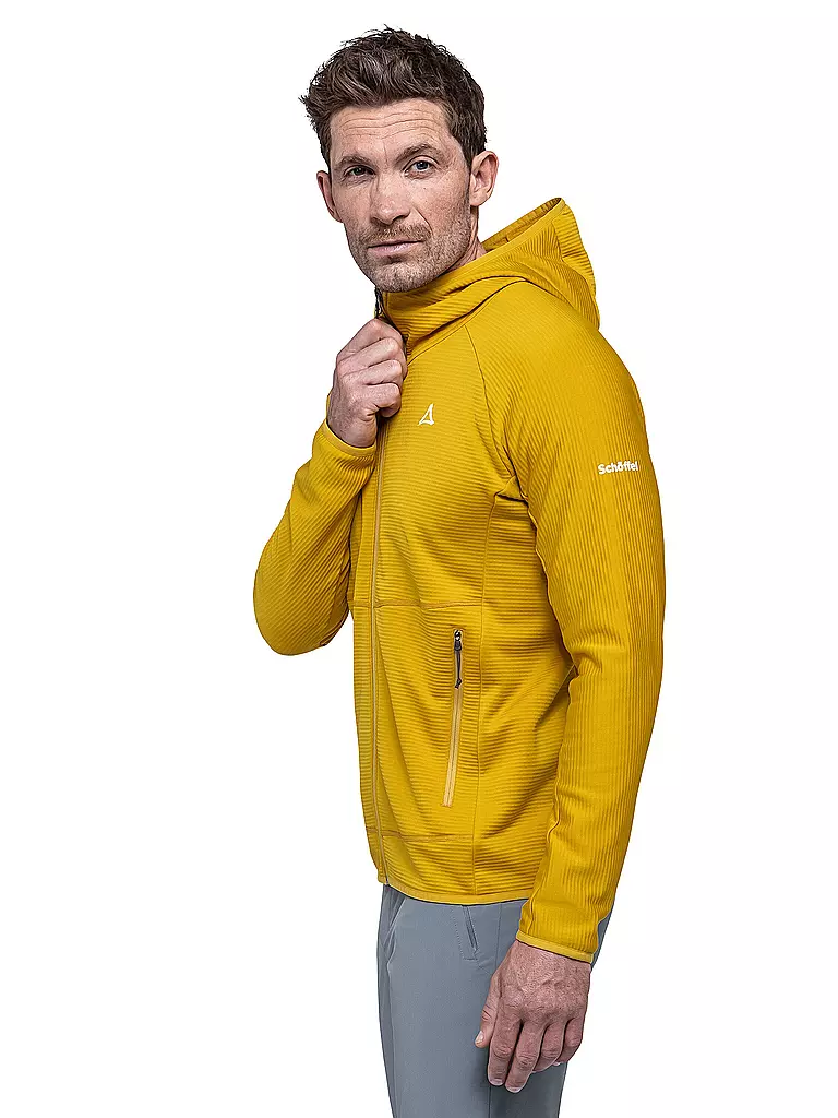 SCHÖFFEL | Chaqueta polar para hombre Style Cascata con capucha | Oro